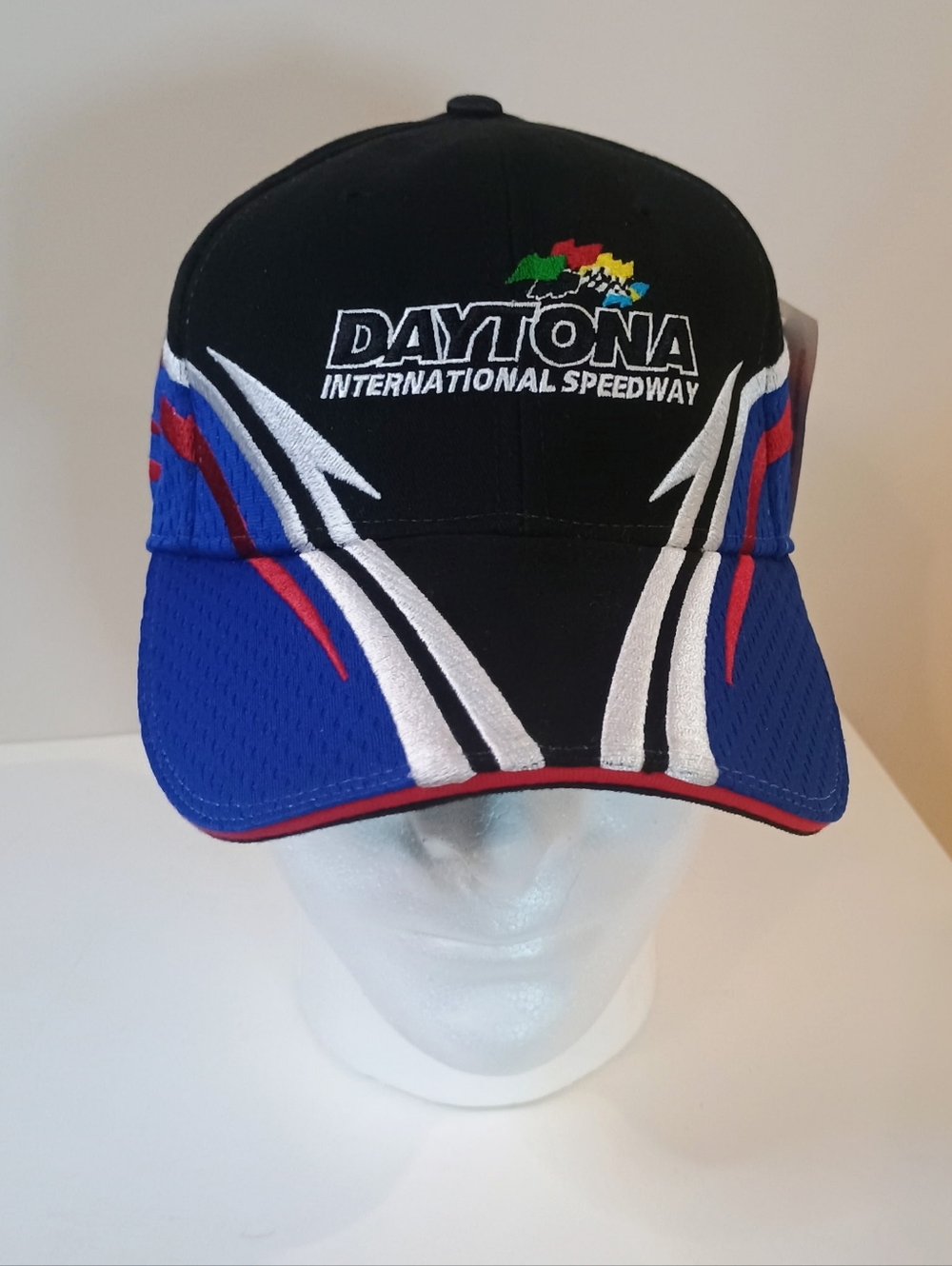 NASCAR Daytona International Speedway Embroidered Racing Cap - Black & Blue